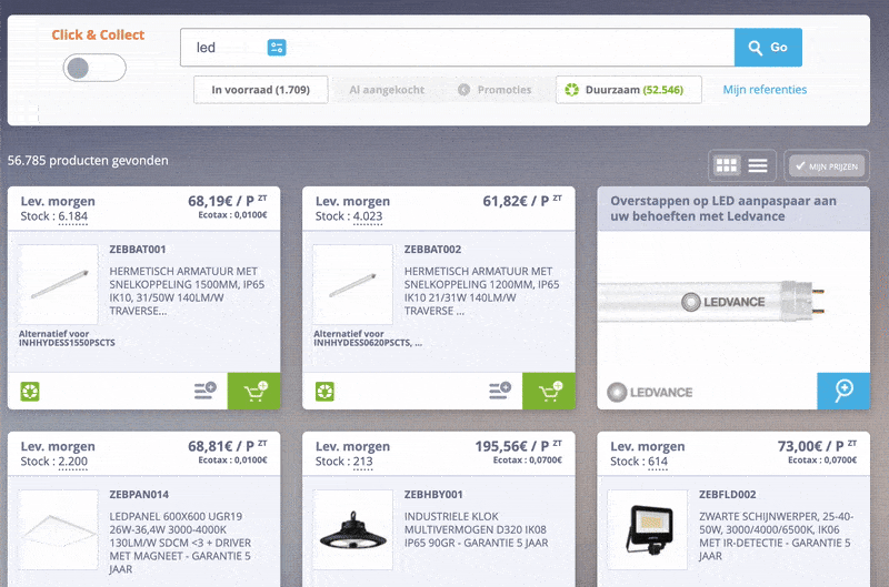 Zoek nog eenvoudiger naar producten op Netstore!