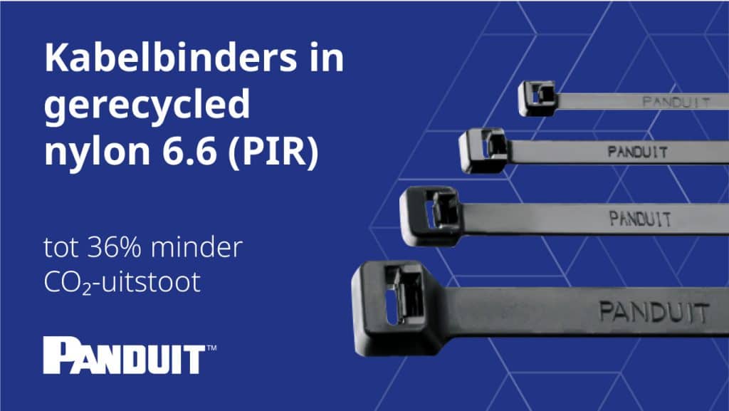PANDUIT: Kabelbinders in gerecycled nylon 6.6 (PIR)